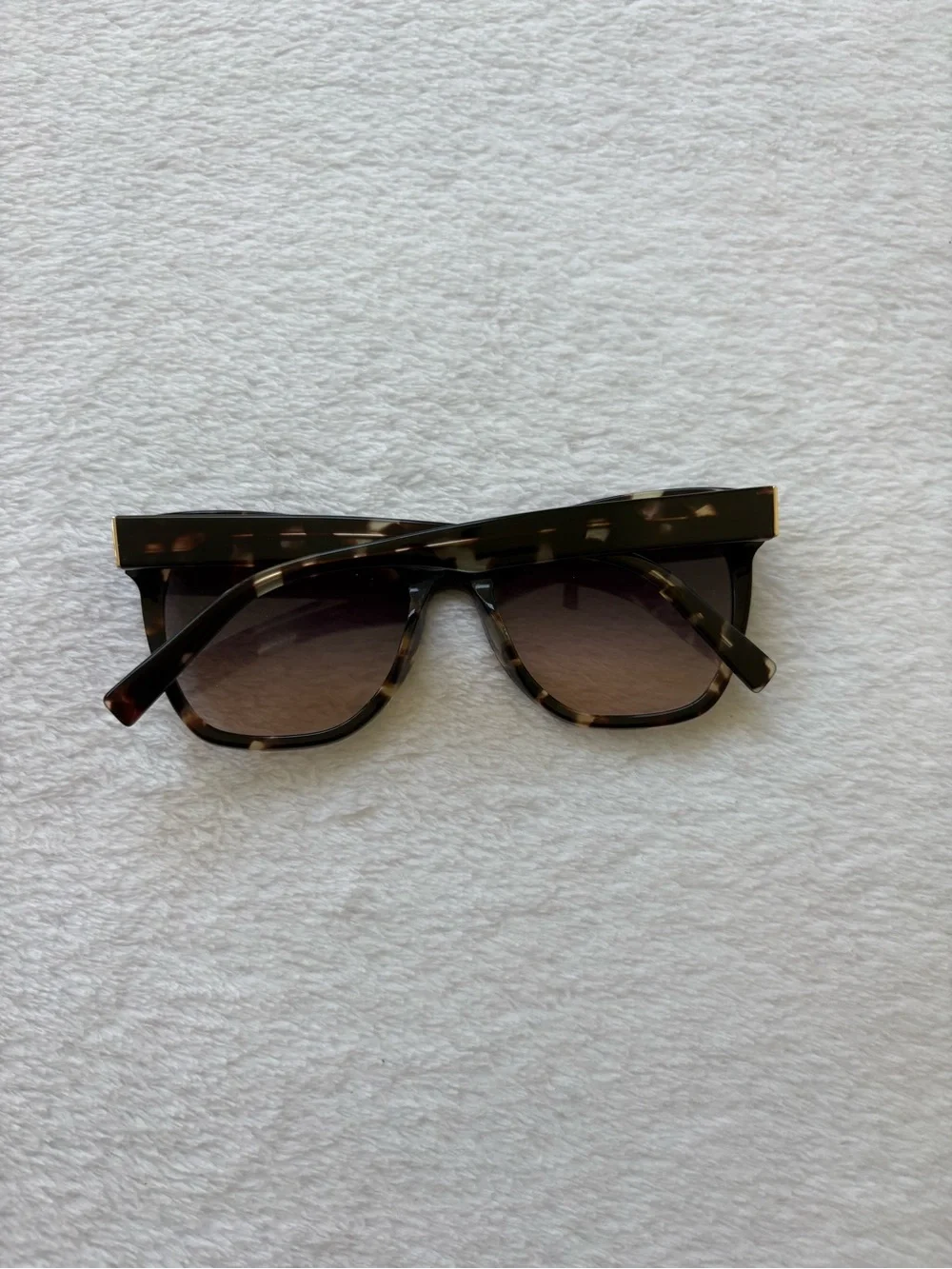 Warby Parker Tortoiseshell Cat-Eye Sunglasses with Brown Gradient Lenses